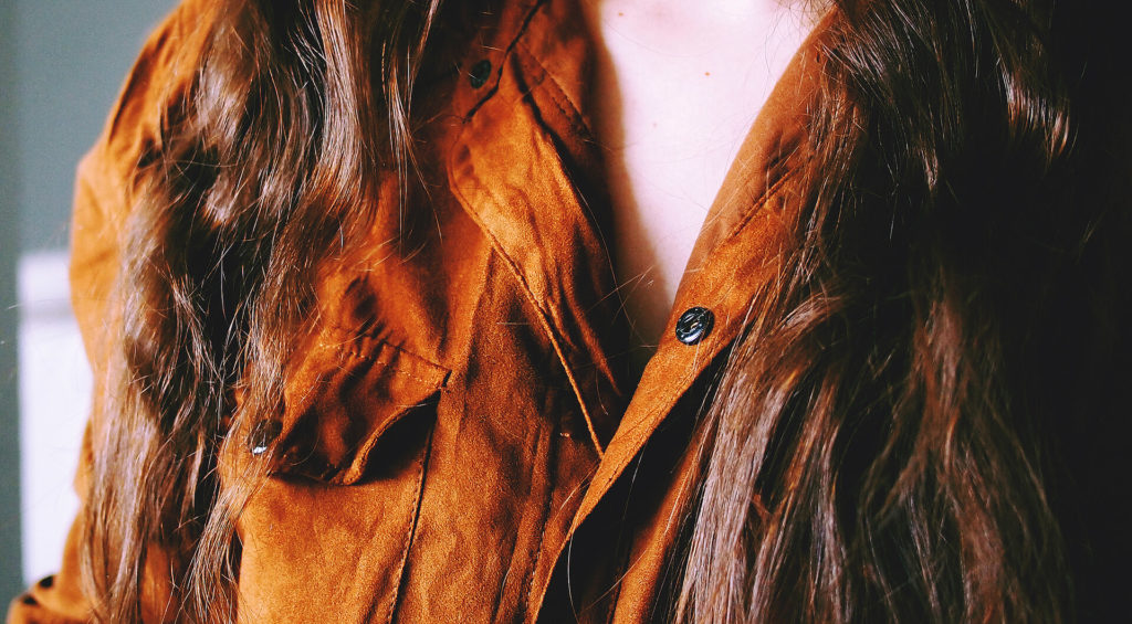 Exotic Brown Suede Shirt