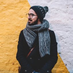 Black Cotton Beanie